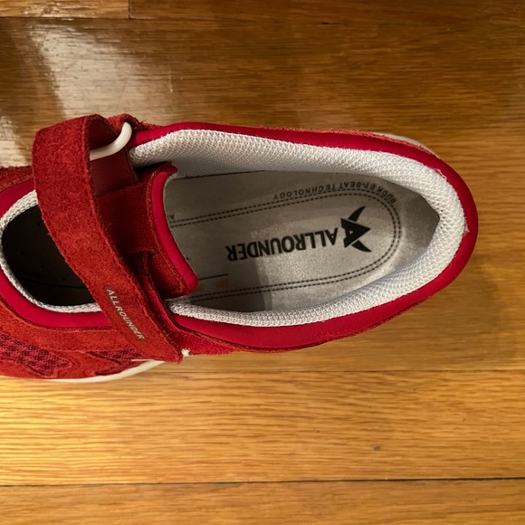 Mephisto All Rounder Sneakers, Women, Size 7, Red and White - Picture 4 of 5